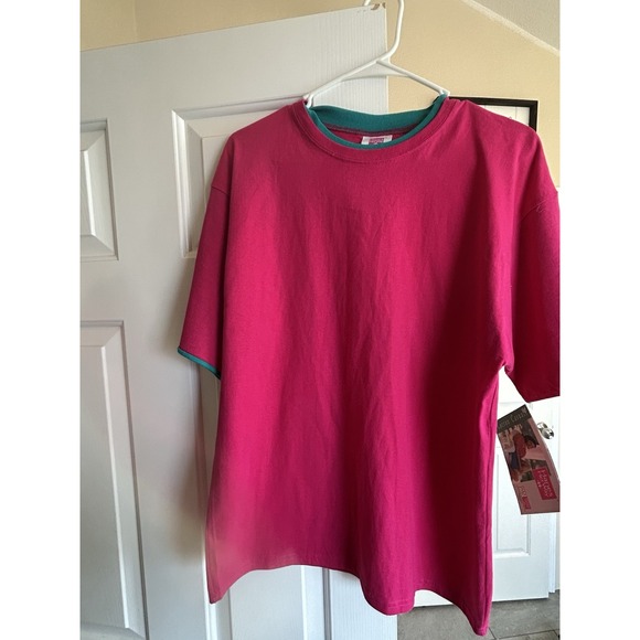 Hanes Tops - Vintage - Hanes Her Way - Double Collar - Single Stitch T Shirt - Made USA - LRG